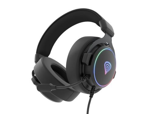 GENESIS Neon 764 Auriculares Gaming USB 7.1 RGB Negro
