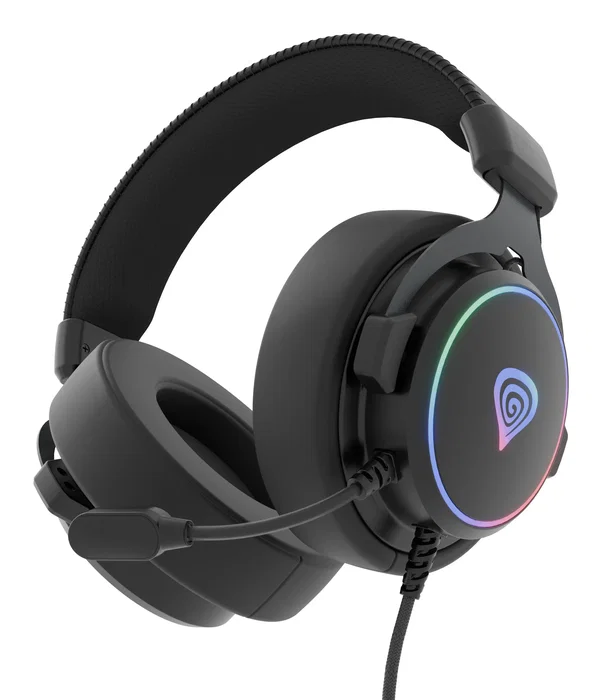 GENESIS Neon 764 Auriculares Gaming USB 7.1 RGB Negro