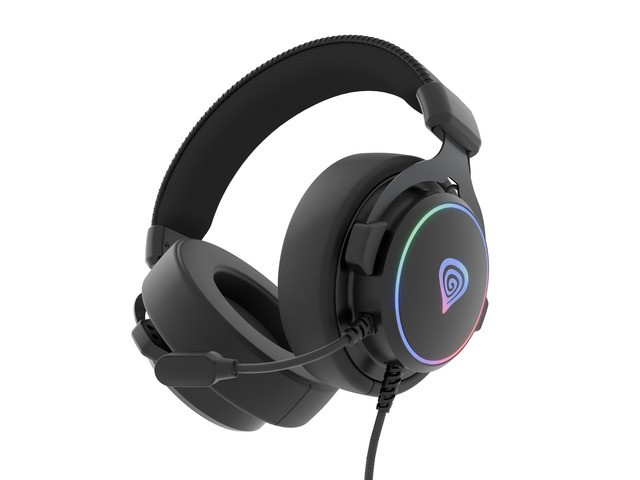 GENESIS Neon 764 Auriculares Gaming USB 7.1 RGB Negro