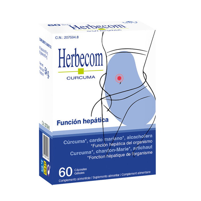 BIOSERUM HERBECOM Cúrcuma 60 Cápsulas