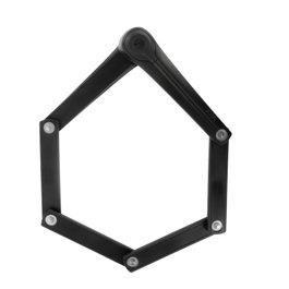AXA Candado plegable Fold 85, nivel seguridad 9, 85 cm, con soporte y 2 llaves, para bicicleta