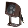Foco Led con Pincho Jardín 3W IP65 2700K Acabado Marrón