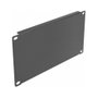 DeLOCK Cubierta Ciega para Rack 10 pulgadas 3U Negro | Blind Panel para Gabinete de Red, Metal, 1 Pieza