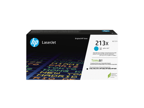 HP Cartucho de tóner Original LaserJet 213X Cian W2131X