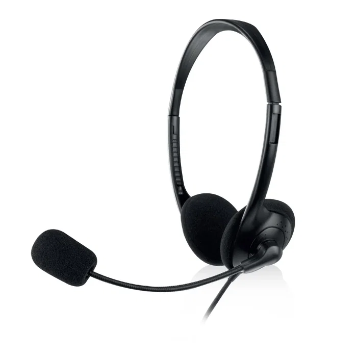 Ewent EW3568 Auriculares con Micrófono de Diadema Alámbricos USB Negro para Llamadas y Música - Circumaural, Plug & Play, Cable 2.1m Ewent EW3568 Auriculares con Micrófono de Diadema Alámbricos USB Negro para Llamadas y Música - Circumaural, Plug & Play, Cable 2.1m