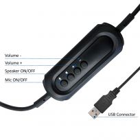 Ewent Auricular EW3568 con Micrófono