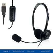 Ewent Auricular EW3568 con Micrófono
