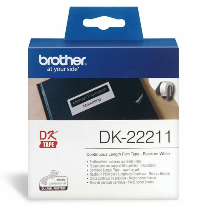 Brother DK-22211 Cinta Continua Blanca 29mm x 15,24m Brother DK-22211 Cinta Continua Blanca 29mm x 15,24m