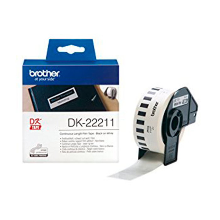 Brother DK-22211 Cinta Continua Blanca 29mm x 15,24m Brother DK-22211 Cinta Continua Blanca 29mm x 15,24m