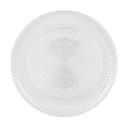 Viejo Valle Plato Llano Caracalla - Plato de vidrio, 33 cm de diámetro x 2 cm de alto (Set de 6)