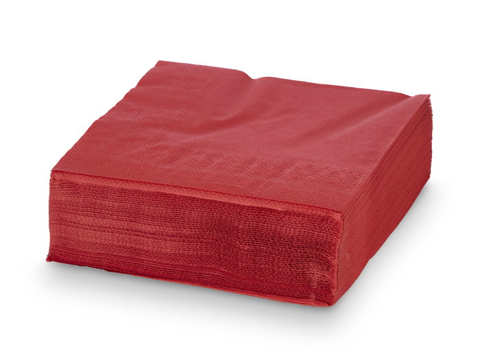 Kinvara Set 50 Servilletas 33 x 33 cm 17 gr Papel Granate (Set de 16)