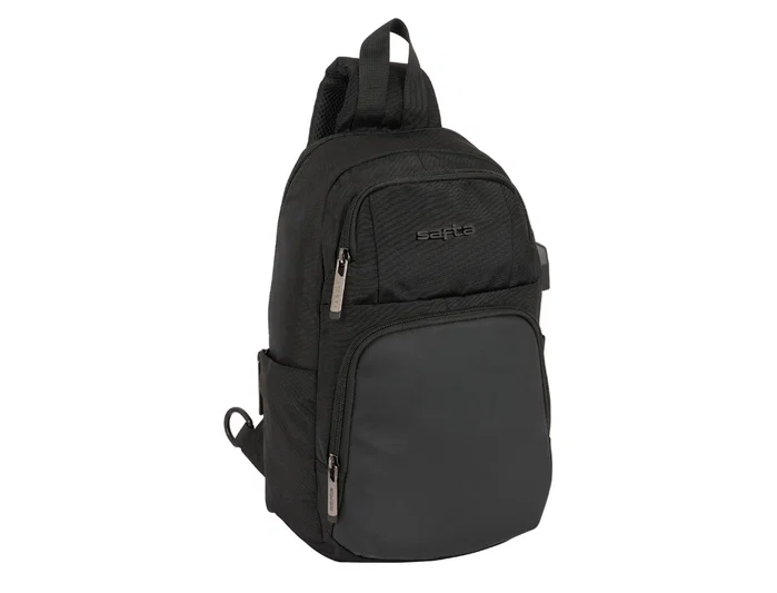 Safta Mini Mochila Business Hombrera para Tablet 11'' con USB - Black