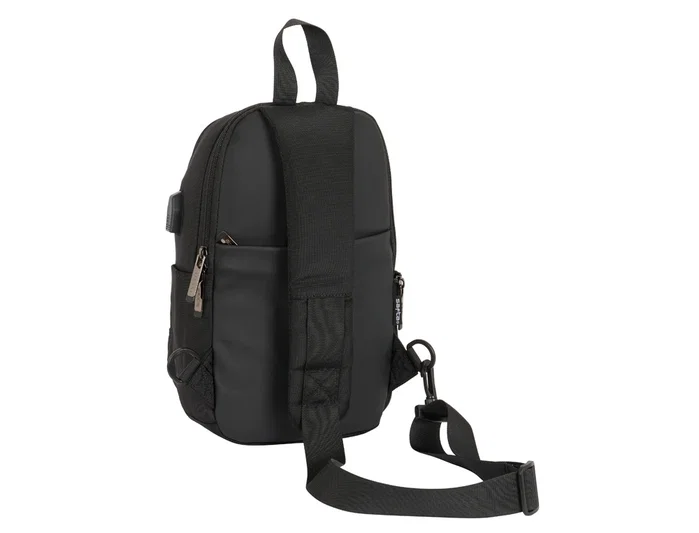 Safta Mini Mochila Business Hombrera para Tablet 11'' con USB - Black