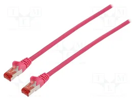 GOOBAY Patch Cord S/FTP Cat 6 RJ45 15m Rosa