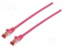 GOOBAY Patch Cord S/FTP Cat 6 RJ45 15m Rosa