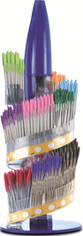 BIC Expositor Bolígrafos Cristal Family II Modelos Surtidos