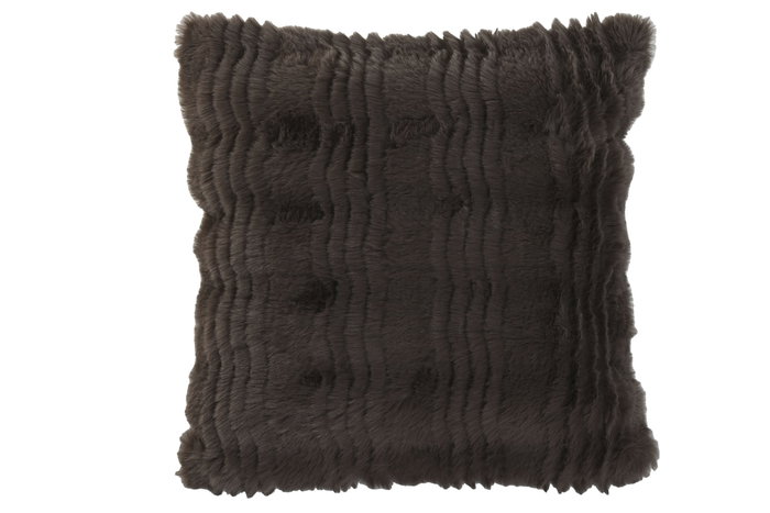 DKD Home Decor Cojín de Poliéster Marrón 45x8x45 cm DKD Home Decor Cojín de Poliéster Marrón 45x8x45 cm
