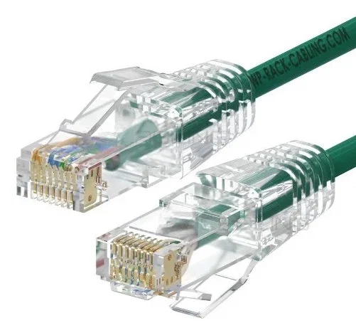 Wp european cabling solution Cable de red Slim Cat. 6A U/UTP 0,5m Verde Wp european cabling solution Cable de red Slim Cat. 6A U/UTP 0,5m Verde