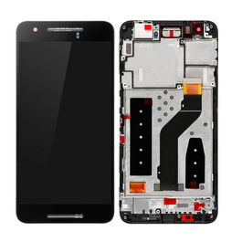 CoreParts Huawei Nexus 6P Pantalla LCD y Digitalizador con Ensamblaje de Marco Frontal Negro