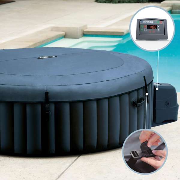 Intex Jacuzzi Puresoa Burbujas plus 795 Litros Redondo 196x71 cm PVC