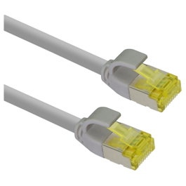 Helos Patchkabel Cat.6a TPE Ultraslim GHMT AWG 28/7 Gris 2,0m