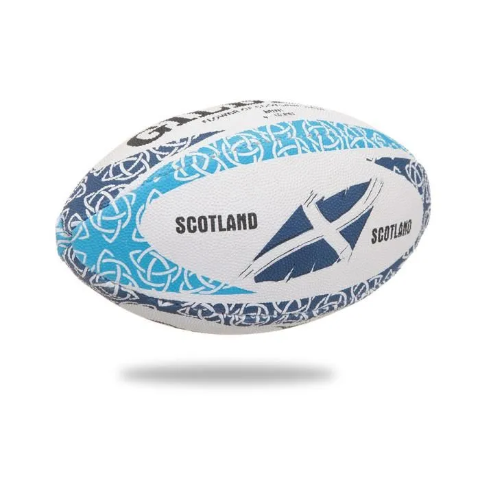 Gilbert Pelota de rugby Mascotas - Escocia Flor de Escocia - Talla Mini