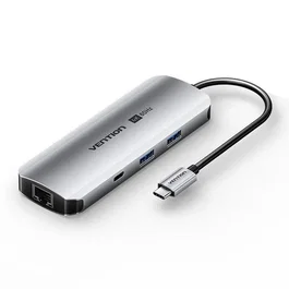 Vention Docking Station USB-C 9 en 1 TQMHB Gris