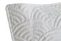 DKD Home Decor Cojín de Poliéster Blanco con Arcos Bordados