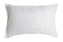 DKD Home Decor Cojín de Poliéster Blanco con Arcos Bordados