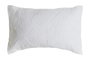 DKD Home Decor Cojín de Poliéster Blanco con Arcos Bordados