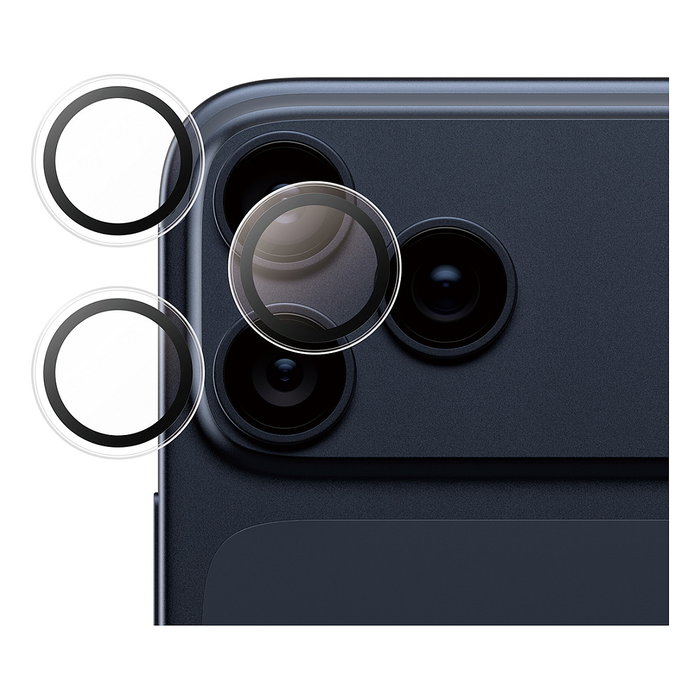 PanzerGlass SAFE. Protector de lente de cámara transparente para iPhone 17 Pro/Max y iPhone 16 Pro/Max PanzerGlass SAFE. Protector de lente de cámara transparente para iPhone 17 Pro/Max y iPhone 16 Pro/Max