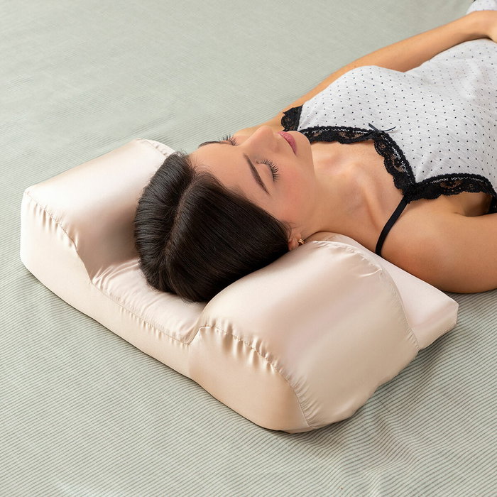 Inde Almohada Cervical Antiarrugas con Funda de Satén (4 Unidades) Inde Almohada Cervical Antiarrugas con Funda de Satén (4 Unidades)