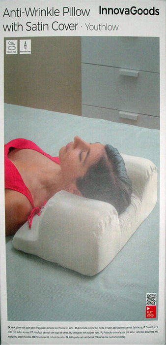 Inde Almohada Cervical Antiarrugas con Funda de Satén (4 Unidades) Inde Almohada Cervical Antiarrugas con Funda de Satén (4 Unidades)