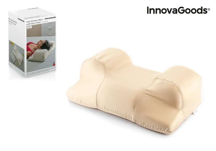 Inde Almohada Cervical Antiarrugas con Funda de Satén (4 Unidades) Inde Almohada Cervical Antiarrugas con Funda de Satén (4 Unidades)