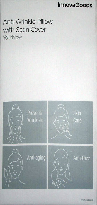 Inde Almohada Cervical Antiarrugas con Funda de Satén (4 Unidades) Inde Almohada Cervical Antiarrugas con Funda de Satén (4 Unidades)