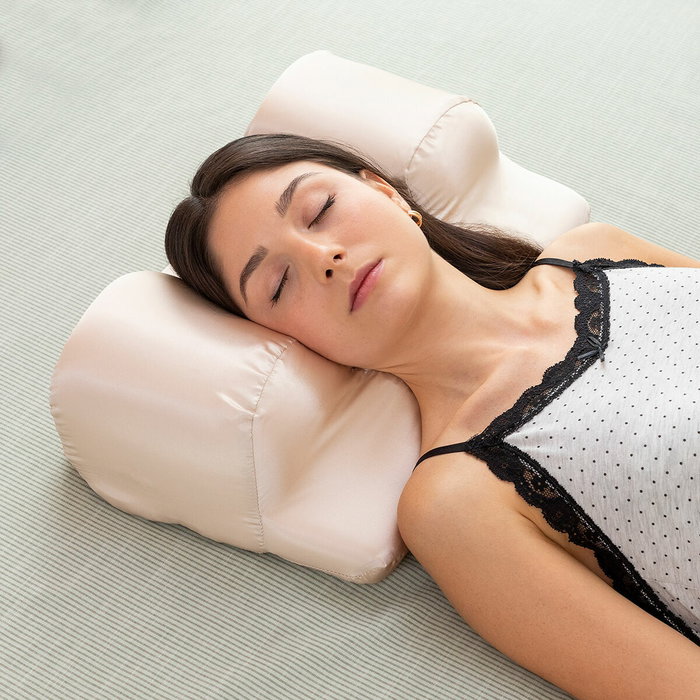 Inde Almohada Cervical Antiarrugas con Funda de Satén (4 Unidades) Inde Almohada Cervical Antiarrugas con Funda de Satén (4 Unidades)