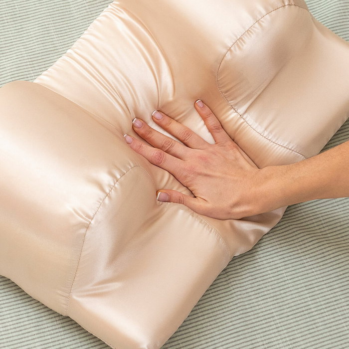 Inde Almohada Cervical Antiarrugas con Funda de Satén (4 Unidades) Inde Almohada Cervical Antiarrugas con Funda de Satén (4 Unidades)