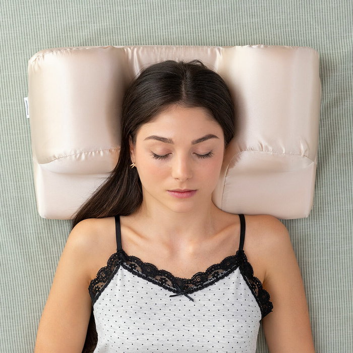 Inde Almohada Cervical Antiarrugas con Funda de Satén (4 Unidades) Inde Almohada Cervical Antiarrugas con Funda de Satén (4 Unidades)