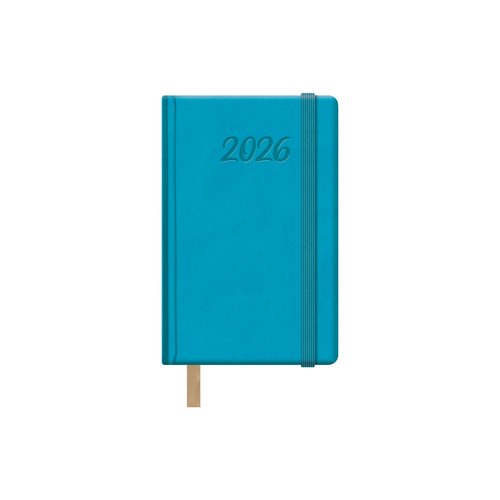 DOHE Agenda Anual Samba 2026 Turquesa Tapa Polipiel con Goma DOHE Agenda Anual Samba 2026 Turquesa Tapa Polipiel con Goma