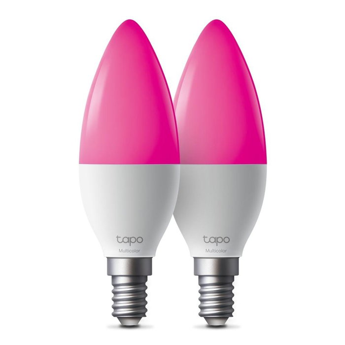 TP-Link Tapo L430C Bombilla LED Inteligente Multicolor RGB, Pack de 2, E14 TP-Link Tapo L430C Bombilla LED Inteligente Multicolor RGB, Pack de 2, E14