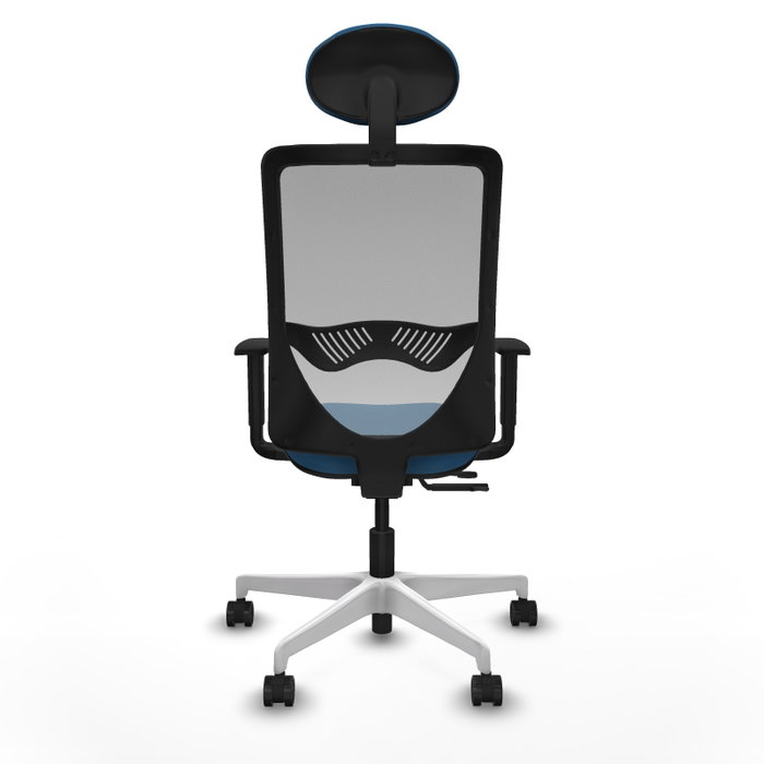 PIQUERAS Y CRESPO Silla de oficina Zulema con mecanismo Sincro/Traslack, Azul claro y Gris PIQUERAS Y CRESPO Silla de oficina Zulema con mecanismo Sincro/Traslack, Azul claro y Gris