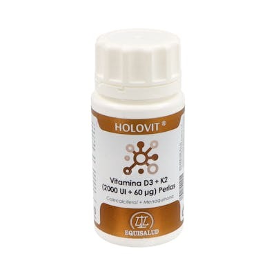 Equisalud Holovit Vitamina D3 2.000 UI + K2 60 mcg 50 Perlas Equisalud Holovit Vitamina D3 2.000 UI + K2 60 mcg 50 Perlas