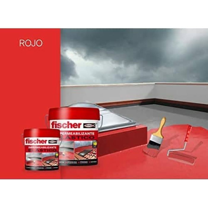 Fischer Impermeabilizante Rojo con Fibras 750 ml Fischer Impermeabilizante Rojo con Fibras 750 ml
