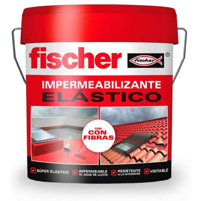 Fischer Impermeabilizante Rojo con Fibras 750 ml Fischer Impermeabilizante Rojo con Fibras 750 ml