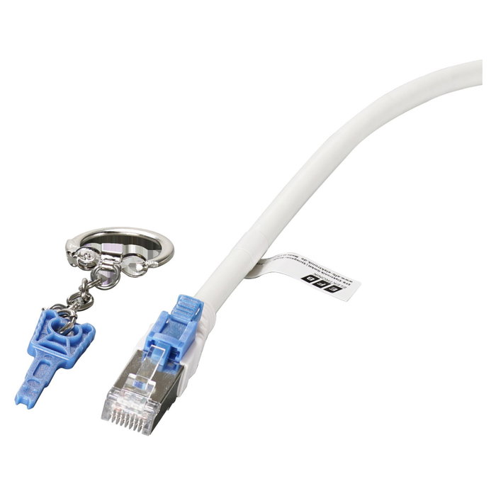 EFB Elektronik Patchkabel Cat.6A S/FTP Blanco 0,5m