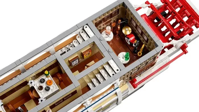 LEGO Ideas 21356 Barco de vapor del río Misisipi - Set de construcción para adultos