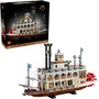 LEGO Ideas 21356 Barco de vapor del río Misisipi - Set de construcción para adultos