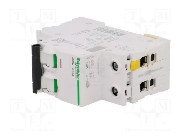 SCHNEIDER ELECTRIC Interruptor magnetotérmico iC60N 13A 2 polos