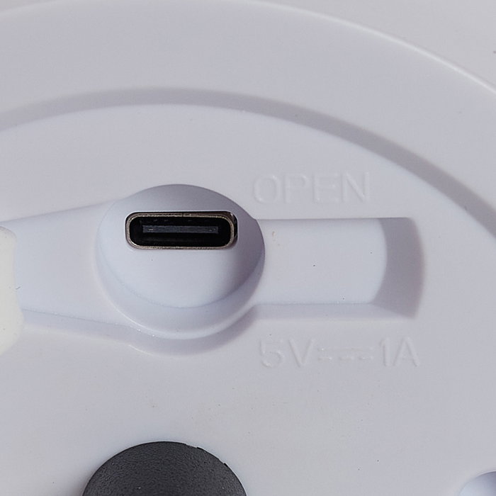 Home Deco Factory Lámpara de Mesa Recargable LED Táctil 3 Intensidades de Luz IP44 Exterior Altura 40 cm