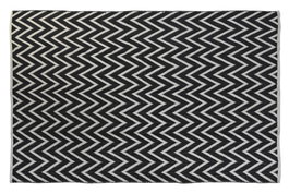 DKD Home Decor Alfombra Algodón Zigzag Bicolor 120x180 cm